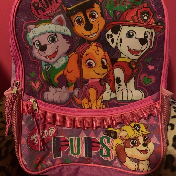 paw patrol mesh backpack